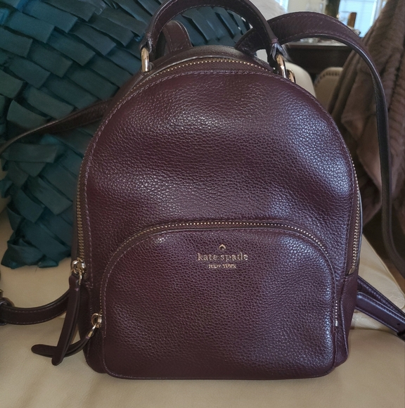 kate spade Handbags - Kate Spade Purple Leather Backpack